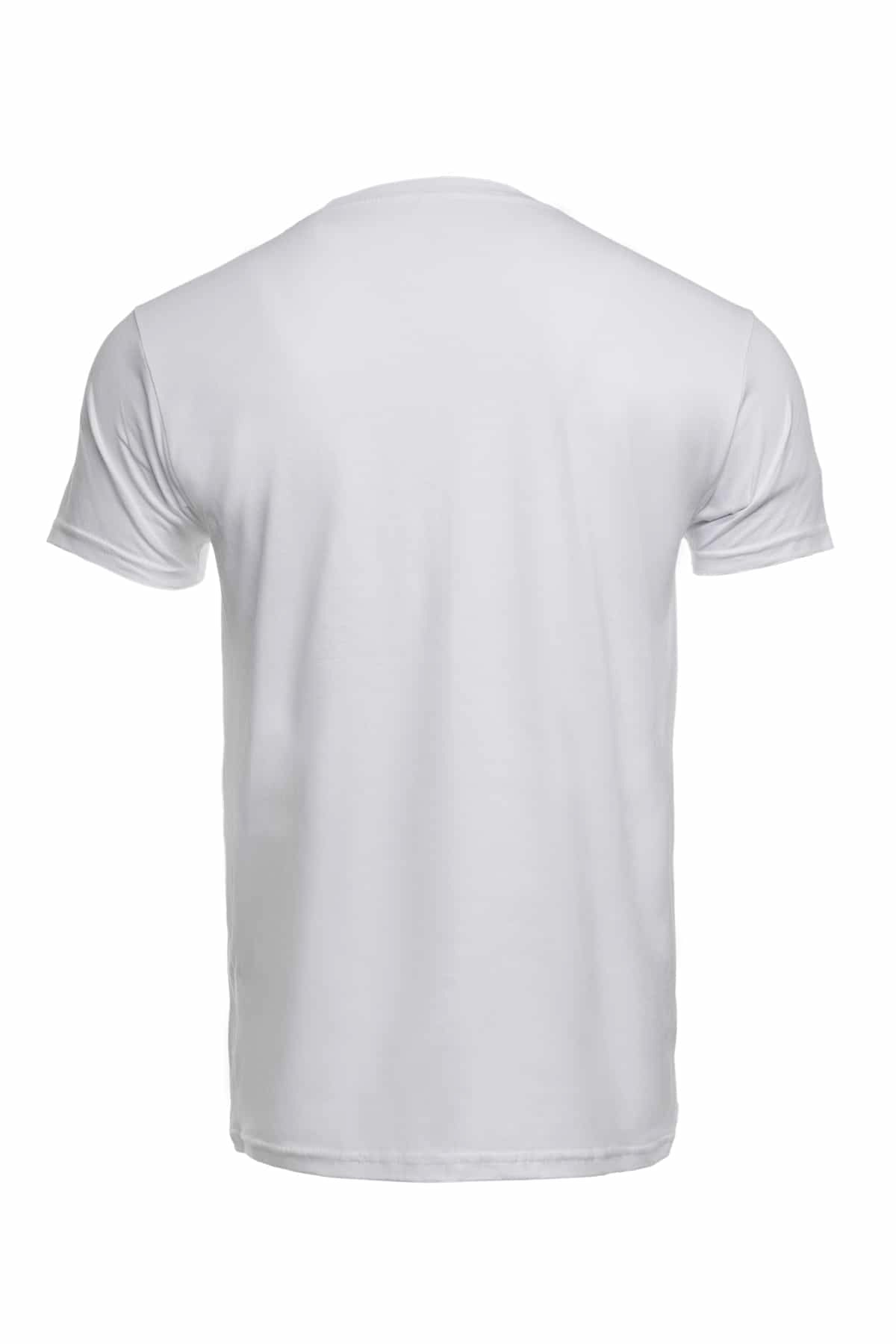 Men's Navy Short Sleeve T-Shirt with American Flag Pocket - Image 5