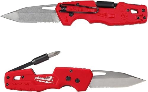 Milwaukee FASTBACK Folding Utility Knife w/Blade Multifunctionality