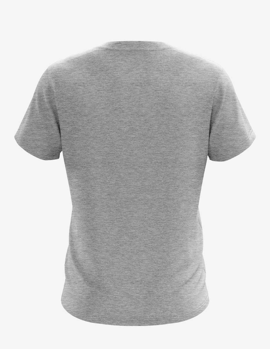Mens Pocket T-Shirt Heather Grey Short Sleeve Cotton Tee - Image 3