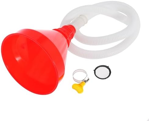 Wide Mouth Oil Funnel with 100cm Long Hose Universal Fuel Funnel