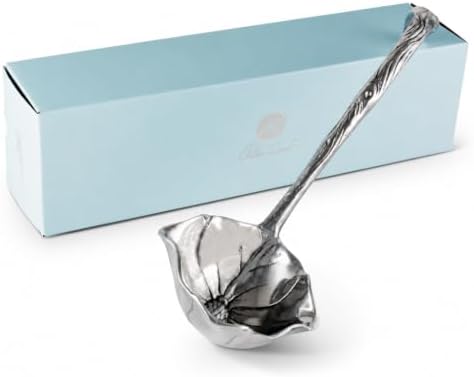 Arthur Court Magnolia Pattern Aluminum Serving Ladle