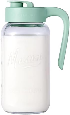 Mason Jar Pitcher, 64 oz, Glass Pitcher