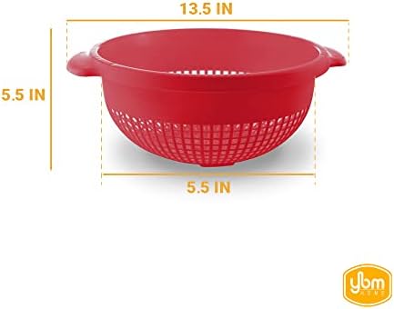 YBM Home Deep Plastic Strainer Colander