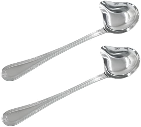 2 Pcs Stainless Steel Sauce Ladle