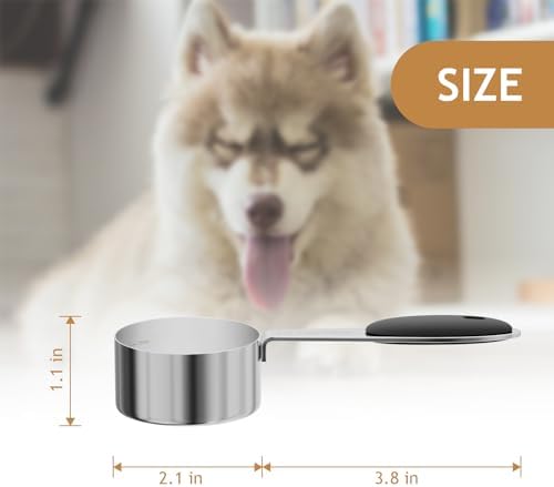 1PCS 1/4CUP Dog Cat Food Scoop, Measuring Cup