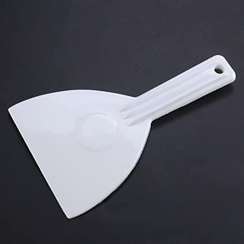 2 Pcs Plastic Handle Scrapers Cake Cream Spatula Dough Pastry Pizza Cutter