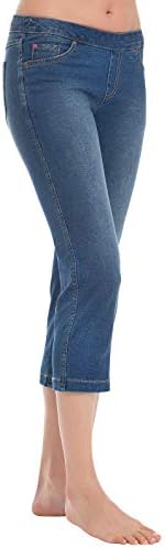 PajamaJeans Women's Capri Pants
