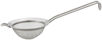 HIC Kitchen Fine Double Mesh Strainer, 18/8 Stainless Steel,