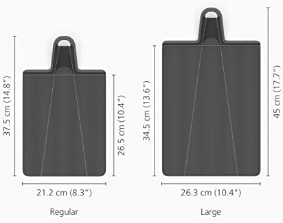 Joseph Joseph Chop2Pot Plus Folding Cutting Board, Medium Chopping Board