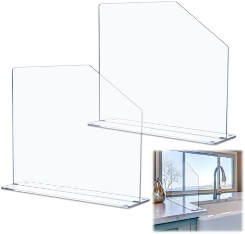 Vesici 2 Pcs Splash Guard for Sink, 4.5" Base