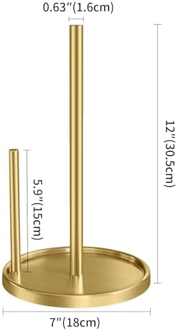 Jesginboo Paper Towel Holder Countertop, Paper Roll Holder