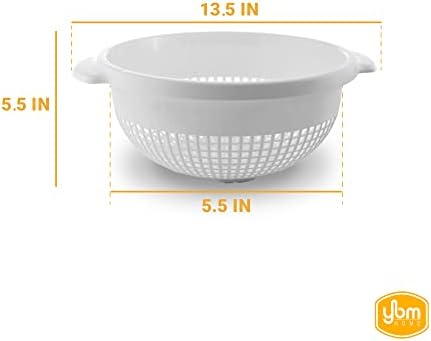 YBM Home Deep Plastic Strainer Colander