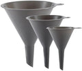 Plastic Kitchen Funnel Set of 3, Round Kitchen Funnels