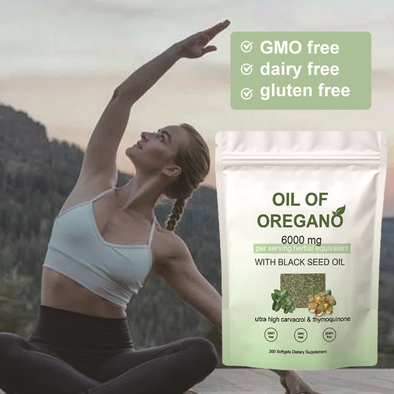 Oregano Oil 300 Softgels Health Supplement