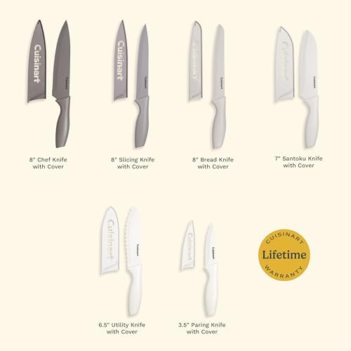 Cuisinart Advantage 12-Piece Kitchen Knife Set, Professional-Quality Nonstick
