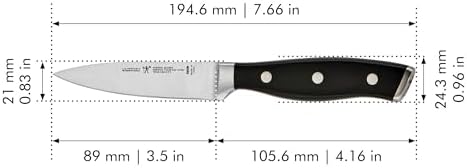 HENCKELS Forged Accent Razor-Sharp 3.5-inch Paring Knife, German Engineered