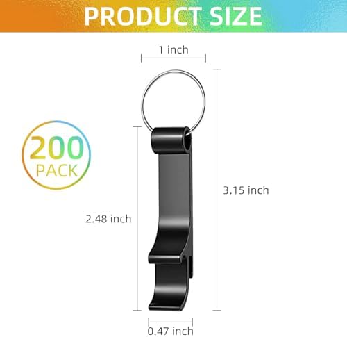 200 Pack Metal Bottle Opener