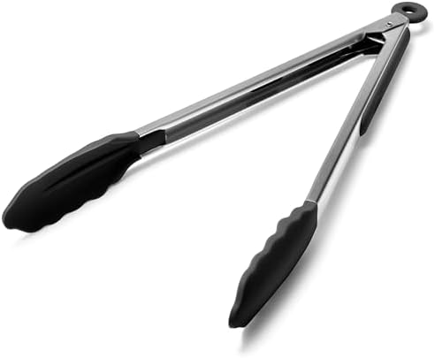 Doosu Kitchen Tongs with Silicone Tips