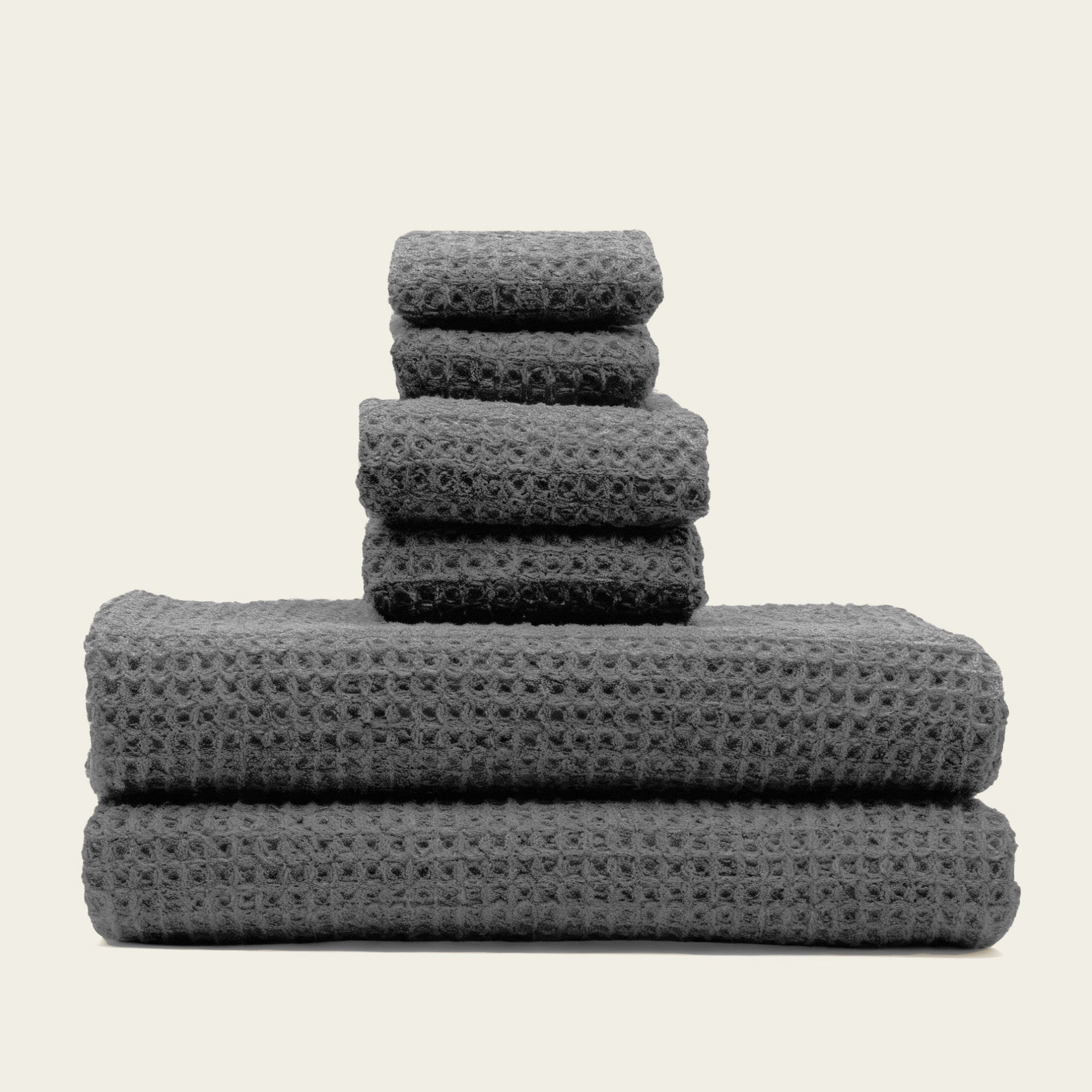 Sedona White Cotton Waffle Weave Bath Towel - Image 49