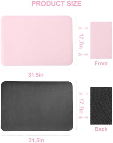 Dish Drying Mat for Kitchen Counter, Rubber Backed
