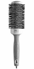 Olivia Garden Ceramic + Ion Thermal Brush in 1 3/4 inch size with sleek grey and white design.