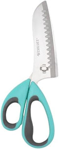 Westcott Titanium-Bonded Soft Handle Kitchen Pizza Scissors