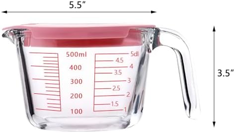 2-Cups Glass Measuring Cups