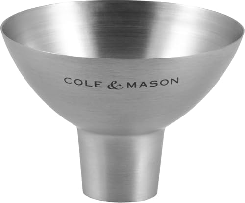 COLE & MASON Stainless Steel Salt and Pepper Funnel