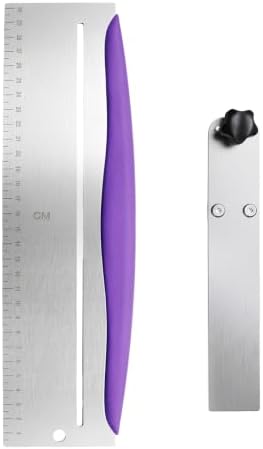12 Inch Adjustable Cake Scraper, Cake Smoother & Leveler
