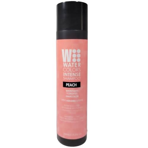 Watercolors Peach Intense Color Depositing Shampoo 8 oz bottle