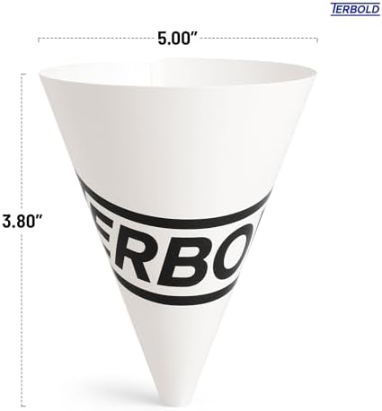 100pcs Disposable Paper Funnels