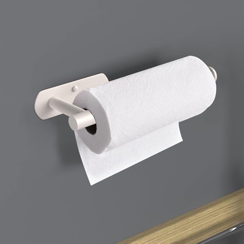 VAEHOLD Adhesive Paper Towel Holder Under Cabinet Wall Mount