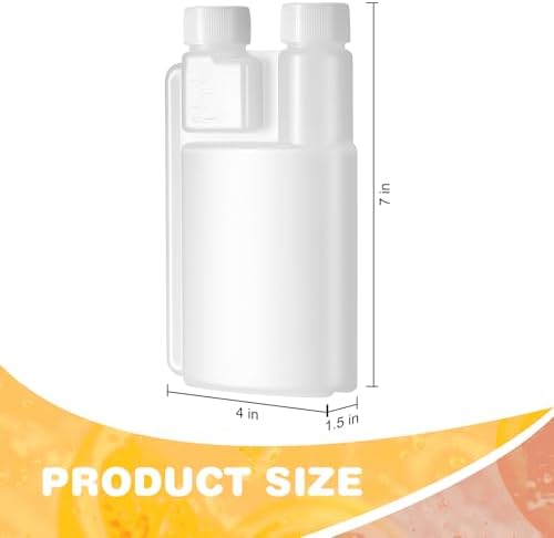 Chengu Plastic Flask with Built in Shot Glass, 8.45 Oz, 0.67 oz