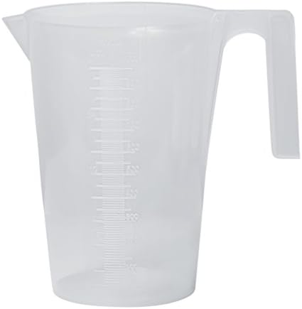 SP Bel-Art Tall Form 1000ml Polypropylene Graduated Pitcher, Chemical-Resistant