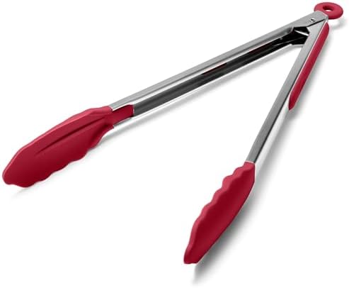 Doosu Kitchen Tongs with Silicone Tips