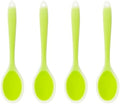 4Pcs Silicone Cooking Spoon, Heat-Resistant Nonstick Silicone Spoon