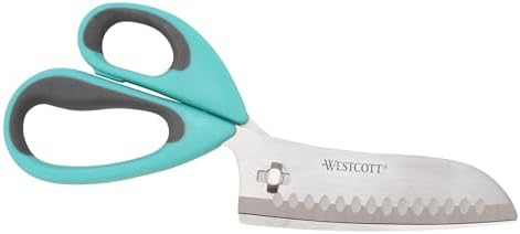 Westcott Titanium-Bonded Soft Handle Kitchen Pizza Scissors