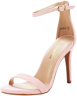 Women's Black Stiletto Ankle Strap Sandals Open Toe Party Heels - Image 18