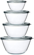M MCIRCO 4 Packs Glass Mixing Bowls