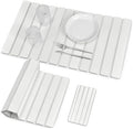 Large Stone Dish Drying Mat for Kitchen Counter, Foldable Absorbent