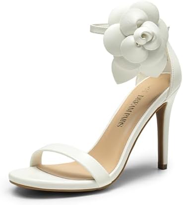 Women's Black Stiletto Ankle Strap Sandals Open Toe Party Heels - Image 10