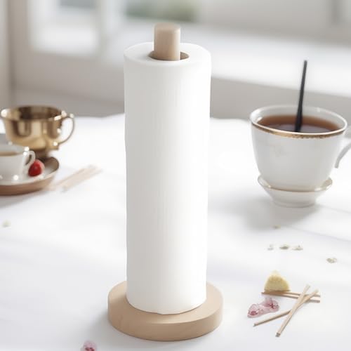 KitchLife Wooden Paper Towel Holder Countertop