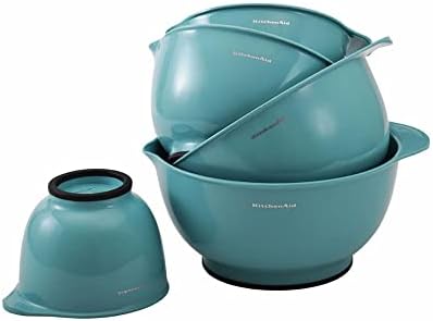 KitchenAid KE178OSAQA Classic Mixing Bowls, Aqua Sky 2