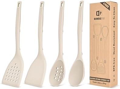 BUNDLEPRO Silicone Cooking Utensils Set