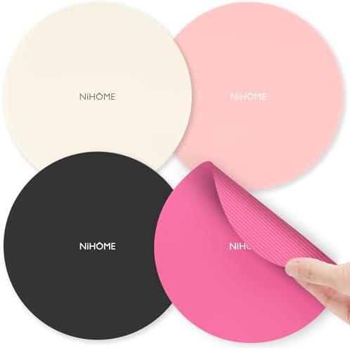 NiHome Silicone Jar Opener Gripper Pads, 6 in