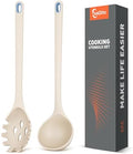 Silicone Spaghetti Spoon & Soup Ladle Cooking Utensils Set of 2