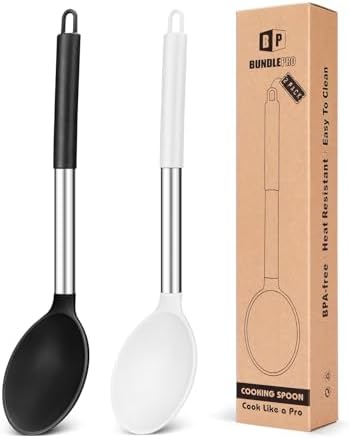 BUNDLEPRO Silicone Cooking Spoons