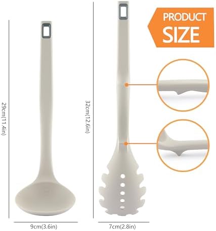 Silicone Pasta Spoon and Fork Set