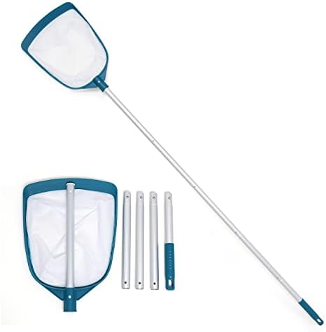 5 Foot Ultra Fine Mesh Pool Spa Leaf Skimmer Rake Net