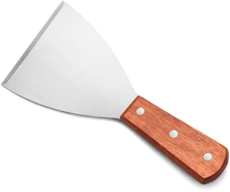 New Star Foodservice Stainless Steel Slant Edge Grill Scraper